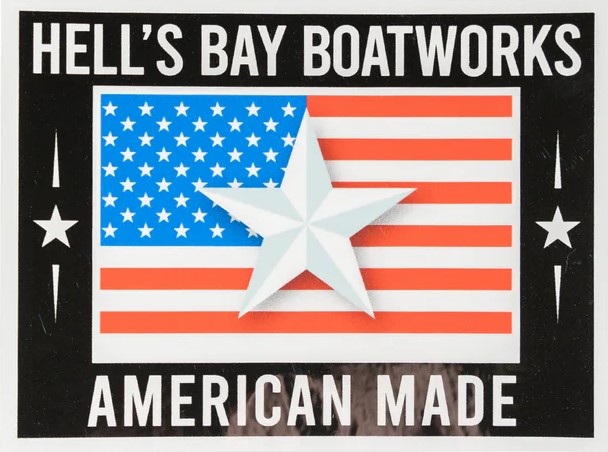Hells Bay American Made sticker