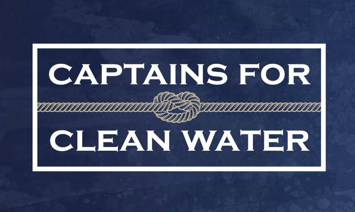 Captains for Clear Water logo in Blue